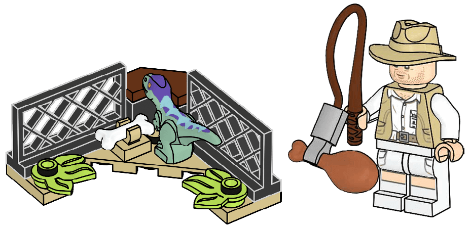 Robert Muldoon and Baby Raptor