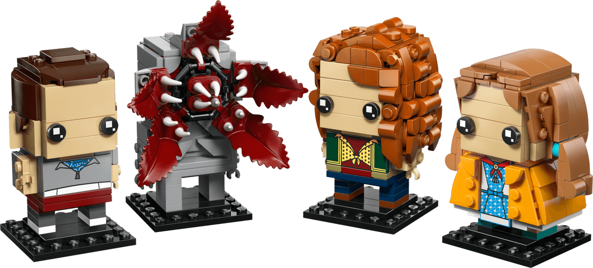 Eleven, Max, Demogorgon and Holly Figures