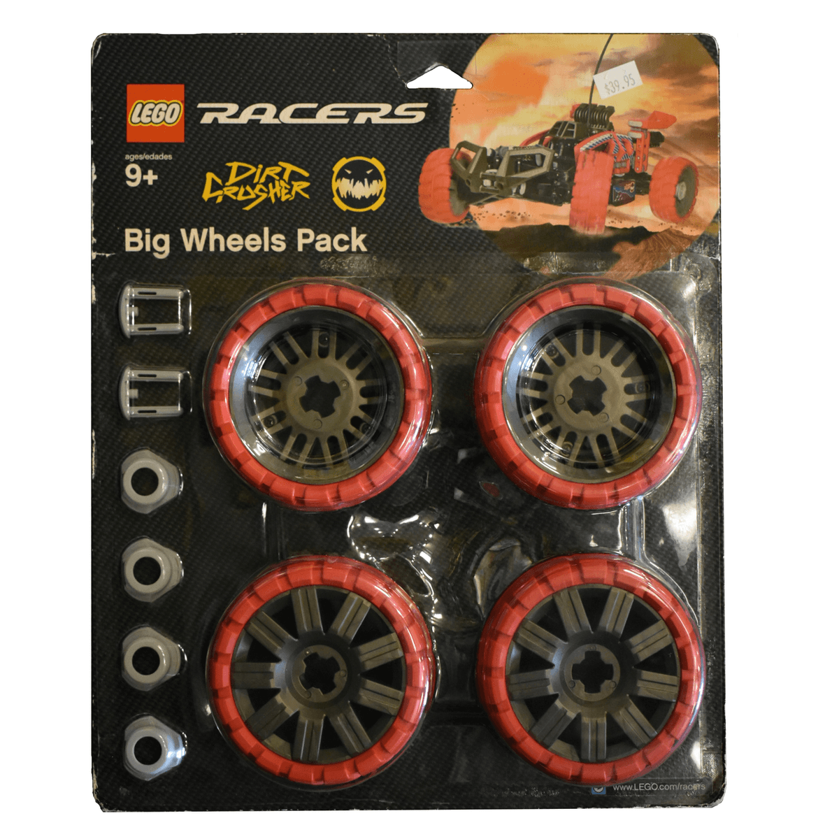 Big Wheels Pack Dirt Crusher (Red)