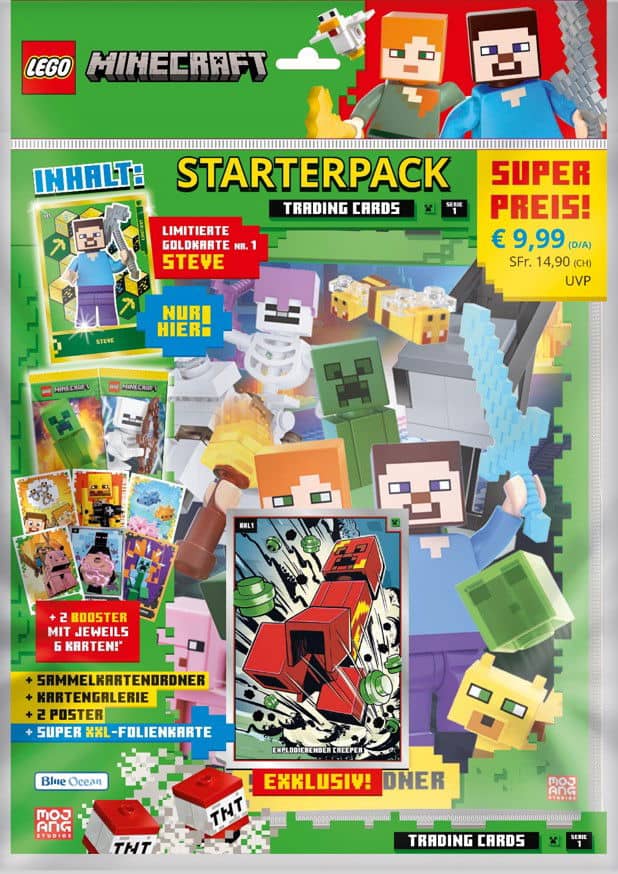 Minecraft Trading Cards Series 1 - Starterpack (German Version)