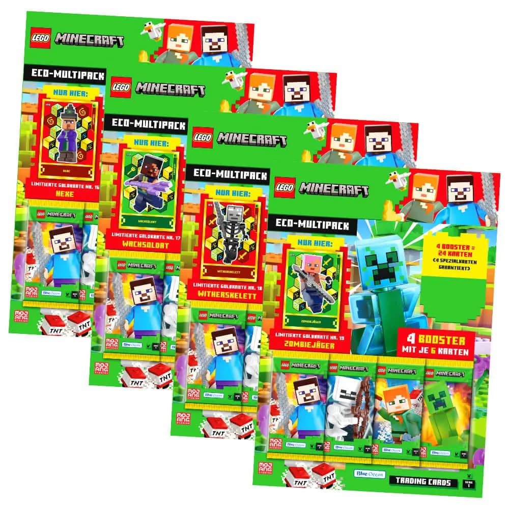 Minecraft Trading Cards Series 1 - Eco-Multipack (German Version)