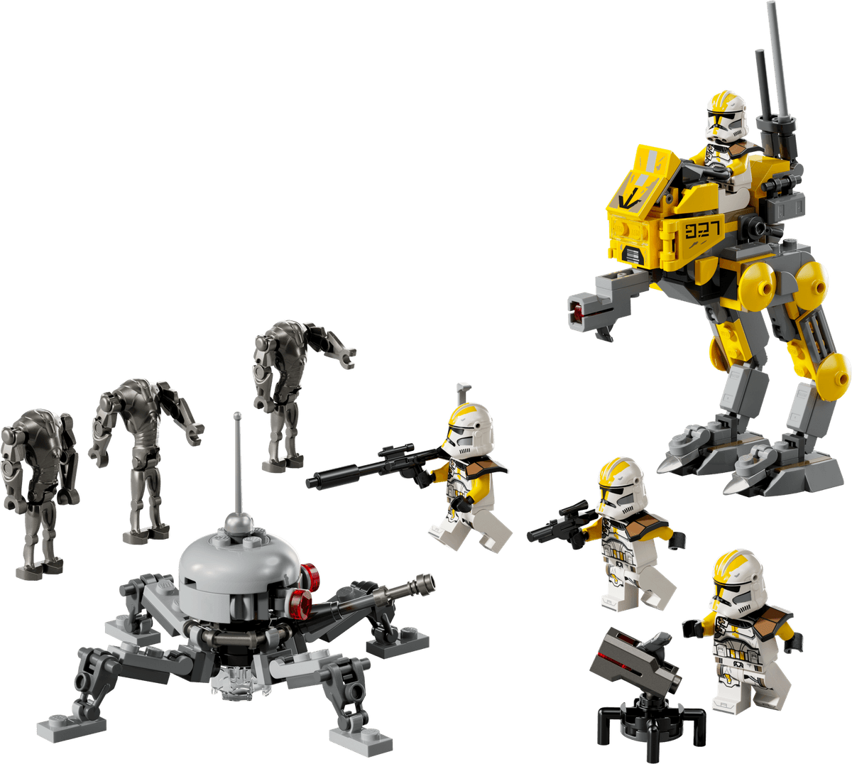 327th Star Corps Clone Troopers Battle Pack