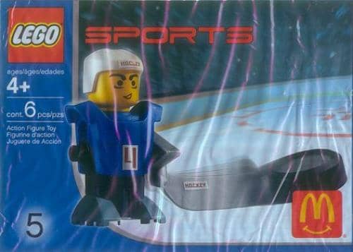 McDonald's Sports Set Number 5 - Blue Hockey Player #4