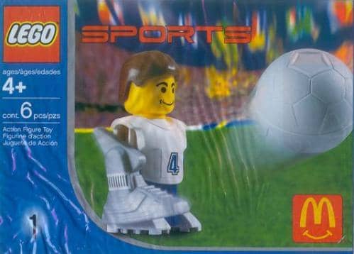 McDonald's Sports Set Number 1 - White Soccer Player #4