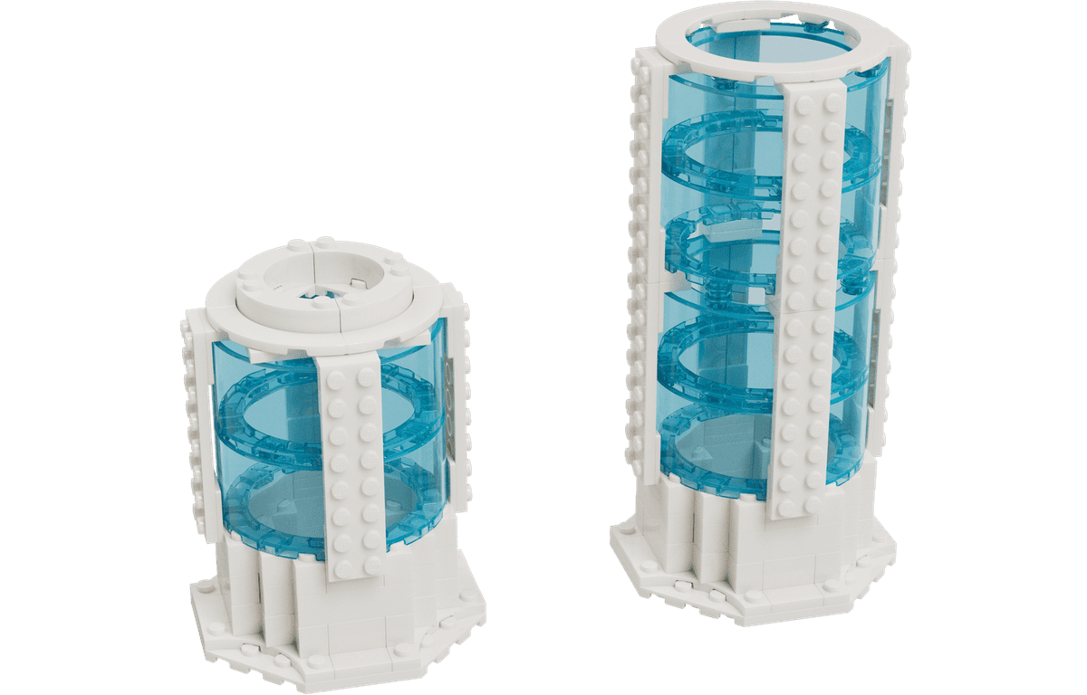 1 x Customisable Flower Vase (Build Short OR Tall)