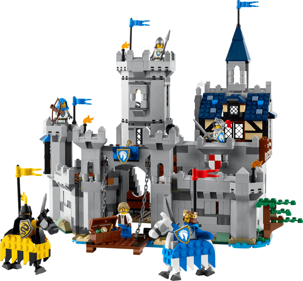 Medieval Horse Knight Castle