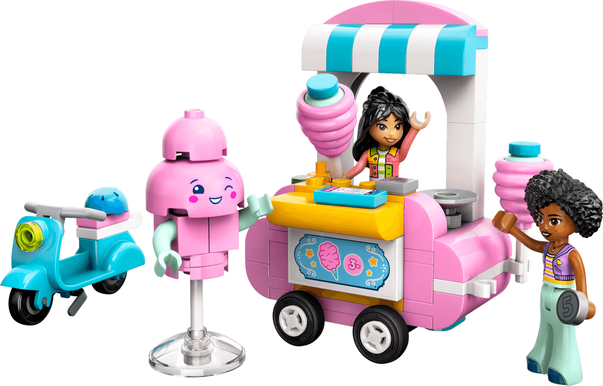 Cotton Candy Stand and Scooter