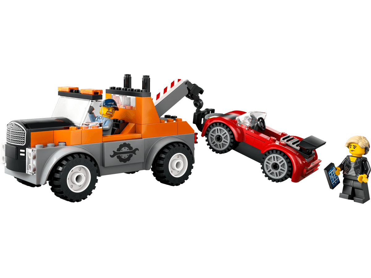 Tow Truck and Sports Car Repair