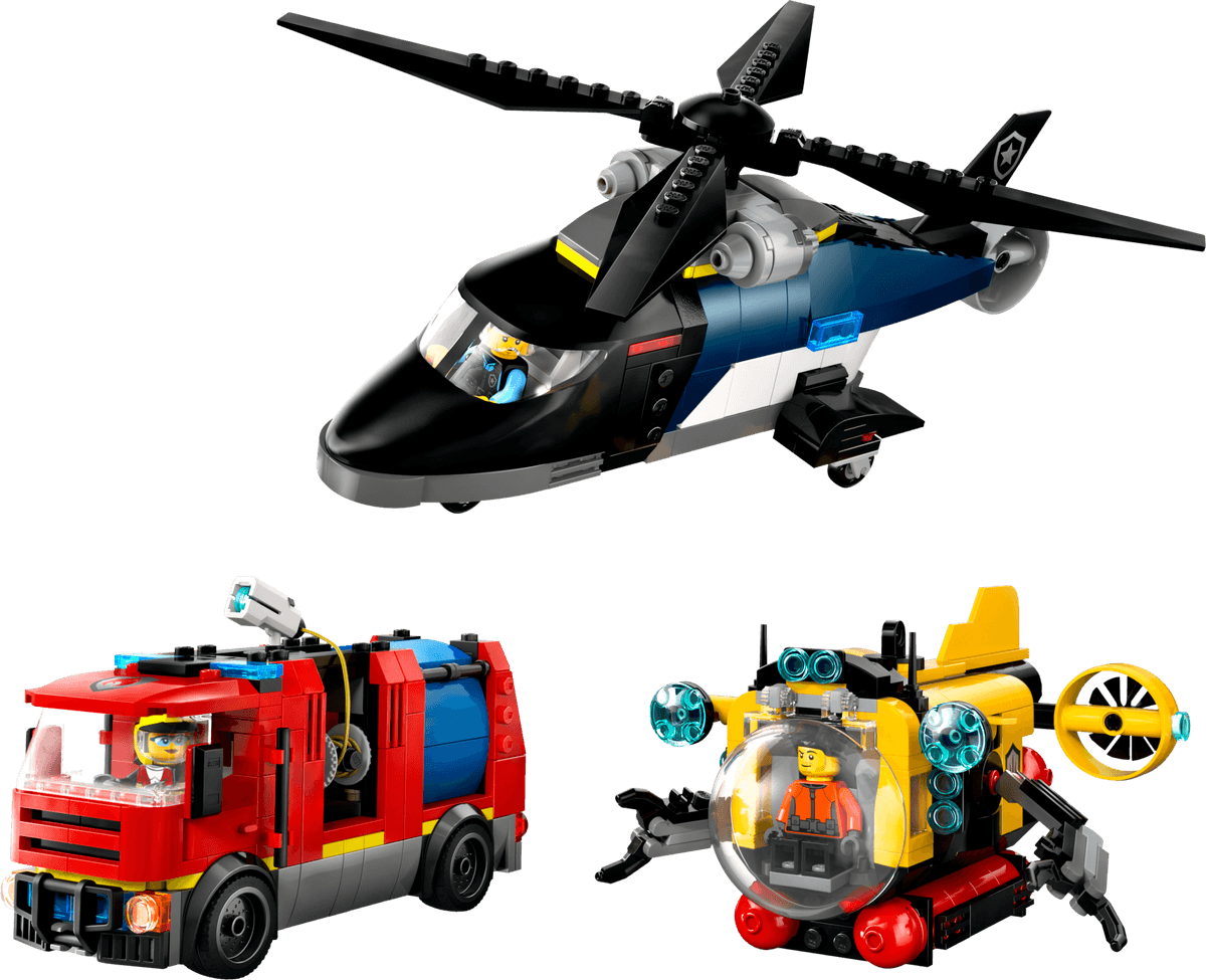 Helicopter, Fire Truck & Submarine Remix