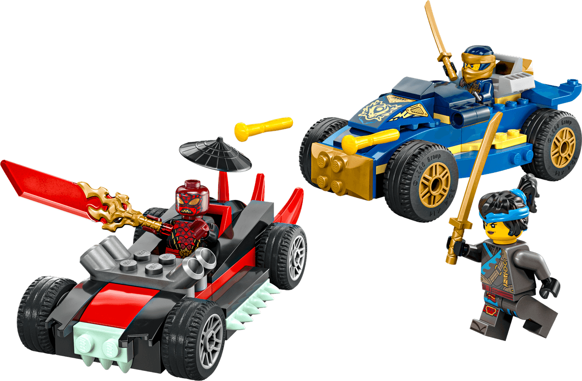 Rogue vs. Drix Race Car Duel