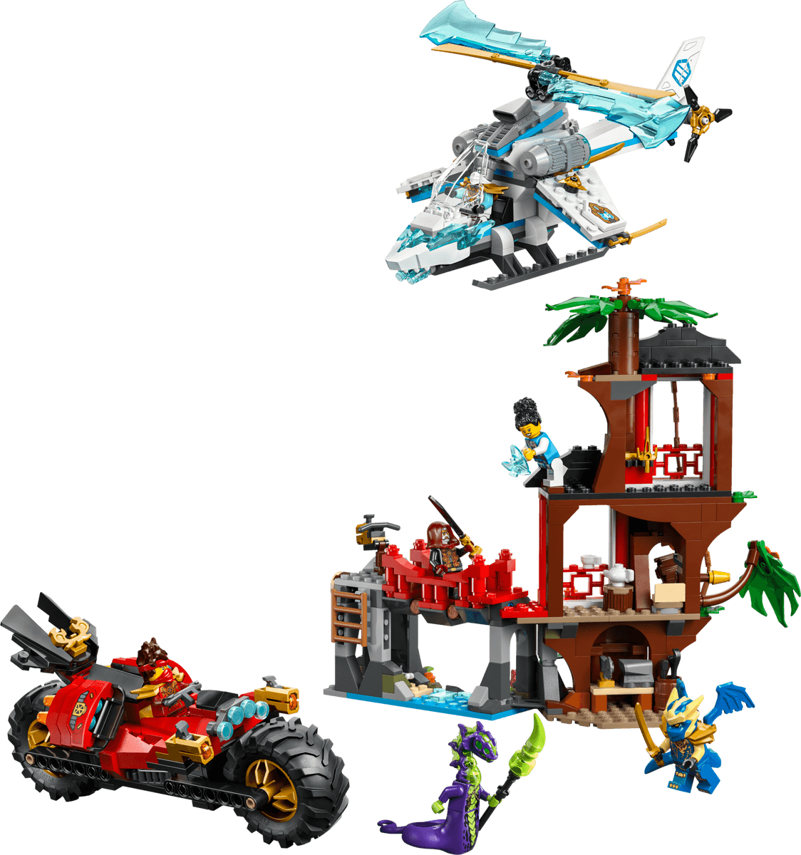 Ninja Vehicle Tree House Battle