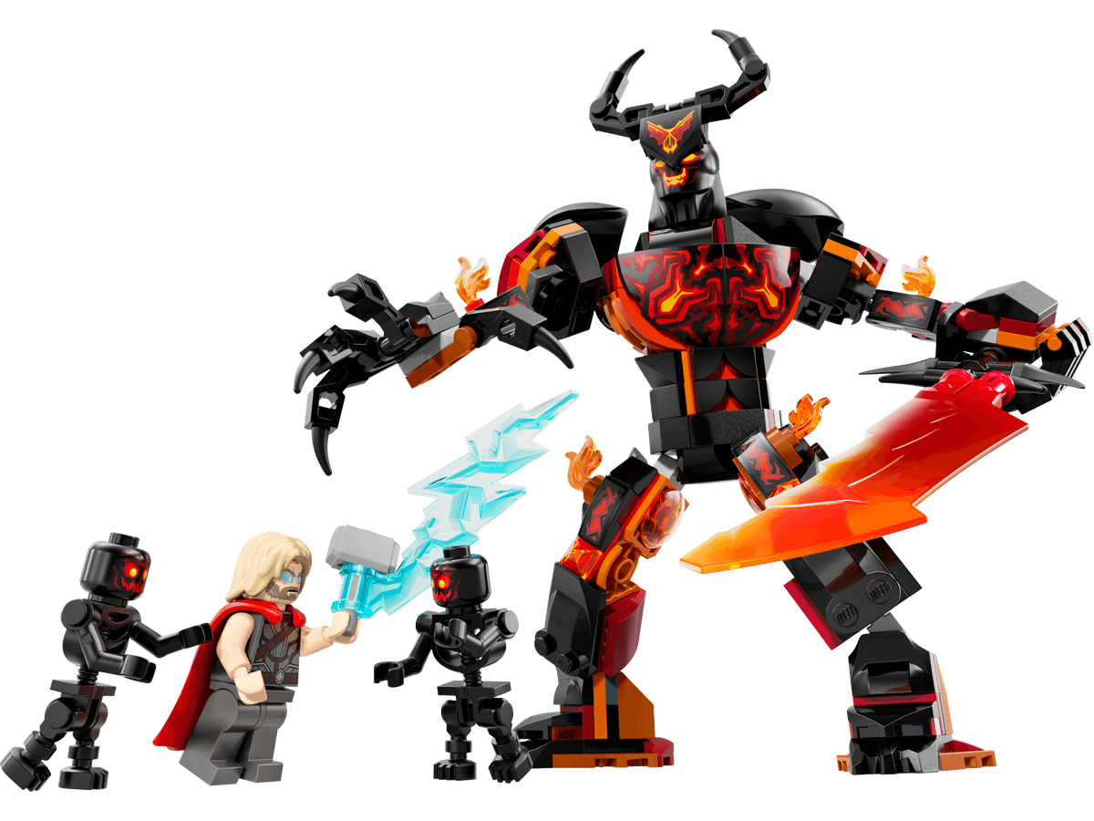 Thor vs. Surtur Construction Figure