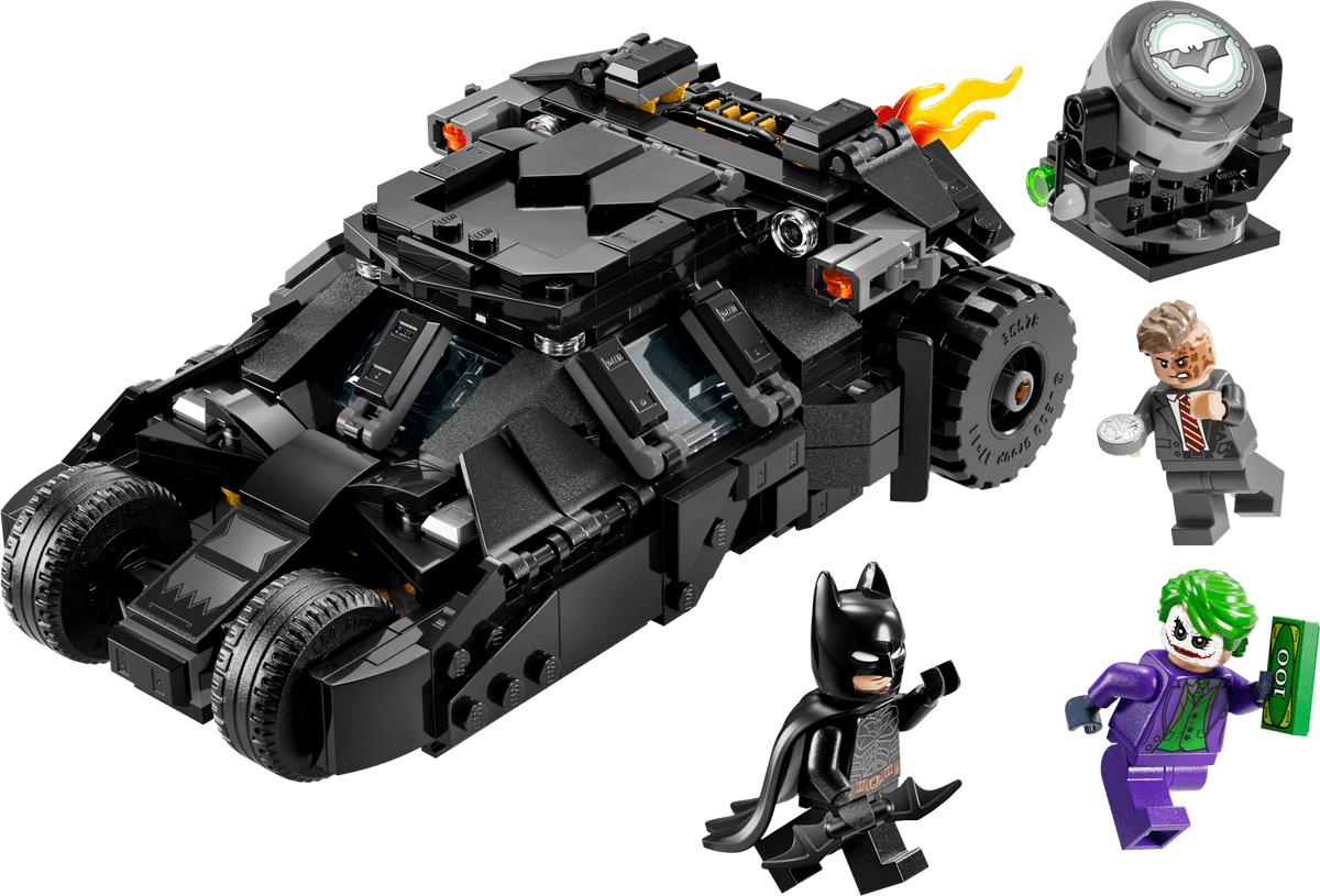 Batman Tumbler vs. Two-Face & The Joker