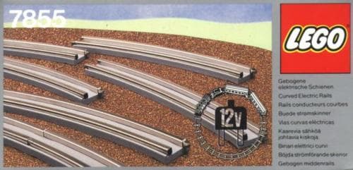8 Curved Electric Rails Gray 12v