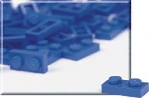 1 x 2 Blue Plates (Pack of 100)
